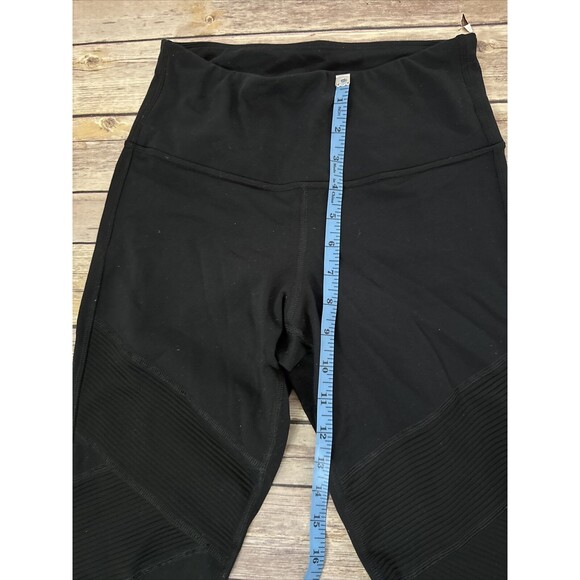 Athleta Delancey Moto Legging Womens Extra Small XS Track Pant Zip Ankle Travel - Picture 5 of 8
